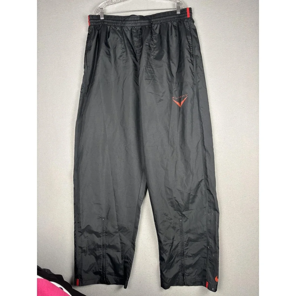 Nike Basketball Flight Tracksuit Mens 3XLT Black Red Jacket Pants Sweatsuit